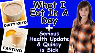 What I Eat In A Day | Keto & Fasting PLUS Major Health Update