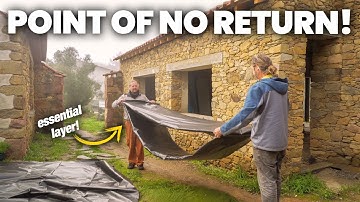 EINDELIJK! We bouwen een nieuw fundament in onze slaapkamer in een stenen huis