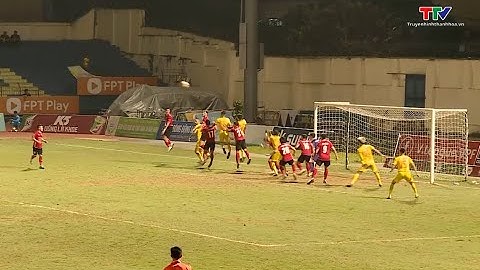 Vòng 14 V.League 2023/2024, Đông Á Thanh Hóa trắng tay trên sân nhà khi đón tiếo ĐKVĐ Công an Hà Nội