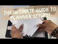THE ULTIMATE GUIDE TO PLANNER SETUPS FT. MY TOP PLANNER DIYS AND HACKS