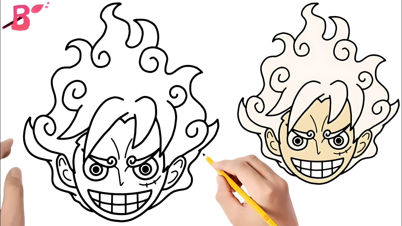 PASSO A PASSO) Como desenhar o LUFFY GEAR 5 - NIKA I One piece 