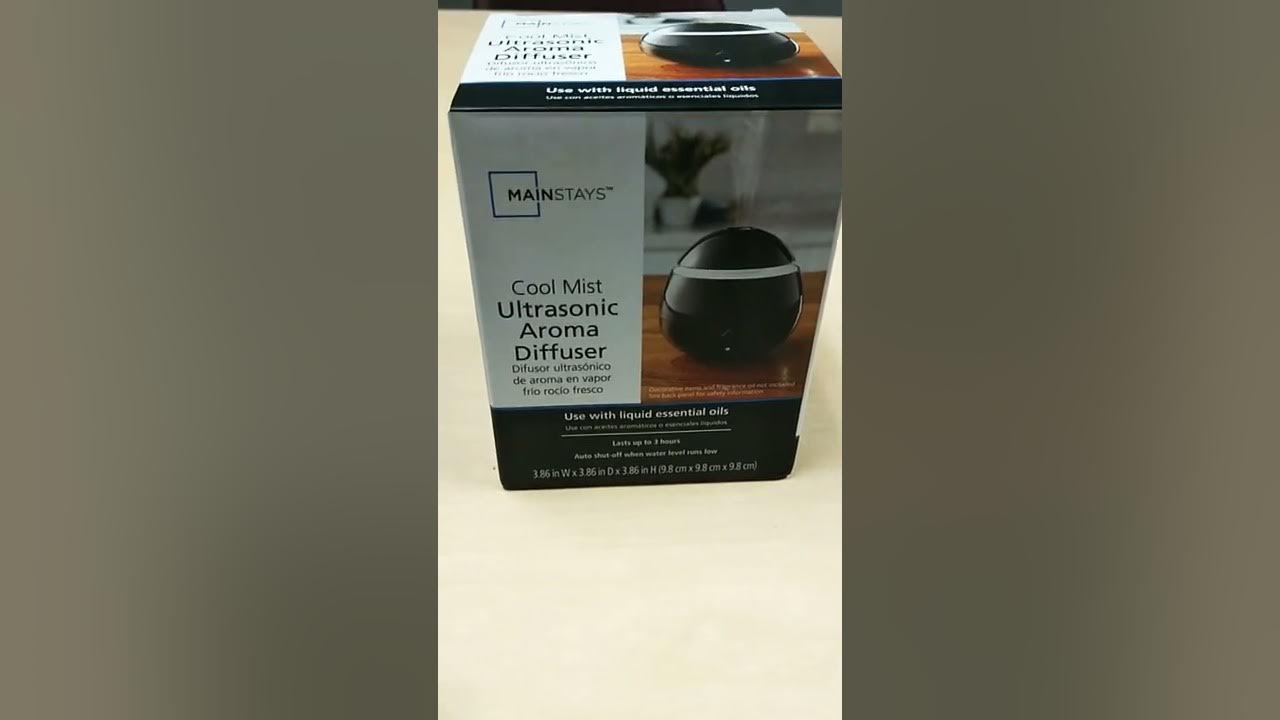 Unboxing Mainstay 50ml Aroma Diffuser in Black YouTube