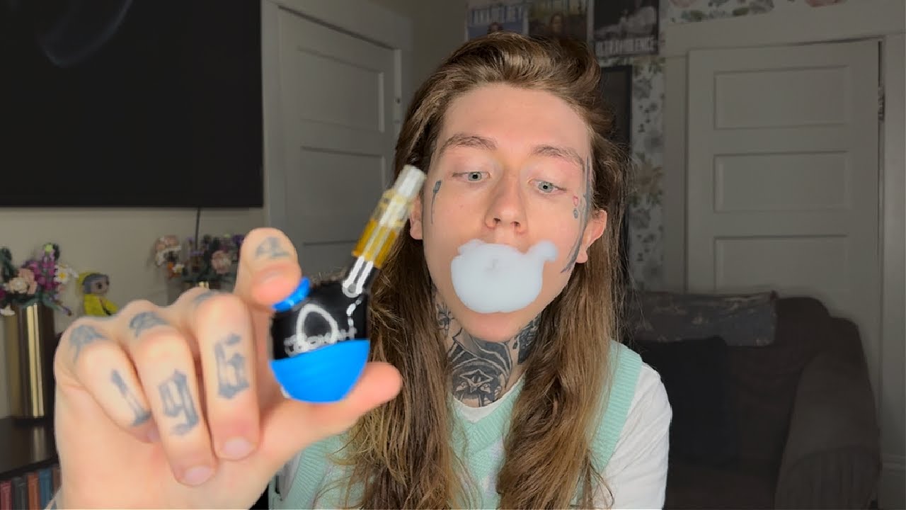 smoking an entire dab cart...