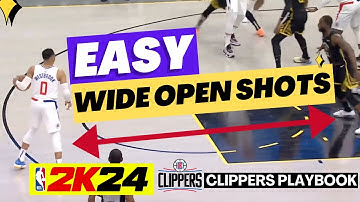 Easy Open Shots! How I Did It | Clippers Playbook NBA 2K24