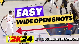 Easy Open Shots! How I Did It | Clippers Playbook NBA 2K24
