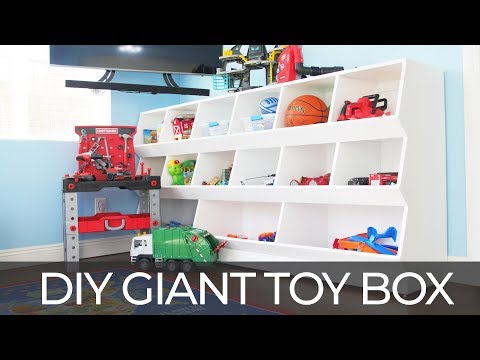 How to Build a DIY Giant Toy Box | Free Downloadable Plans