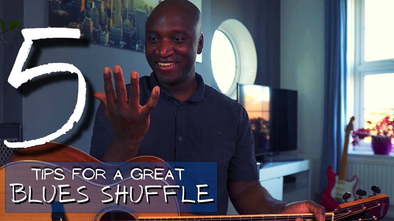 5 Tips For A Great Blues Shuffle - Fingerstyle Lesson / With Tabs