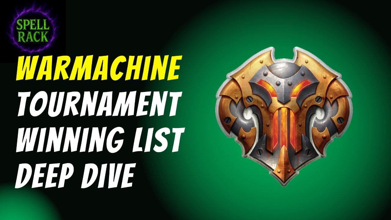 Warmachine - Tournament Winning List - Deep Dive
