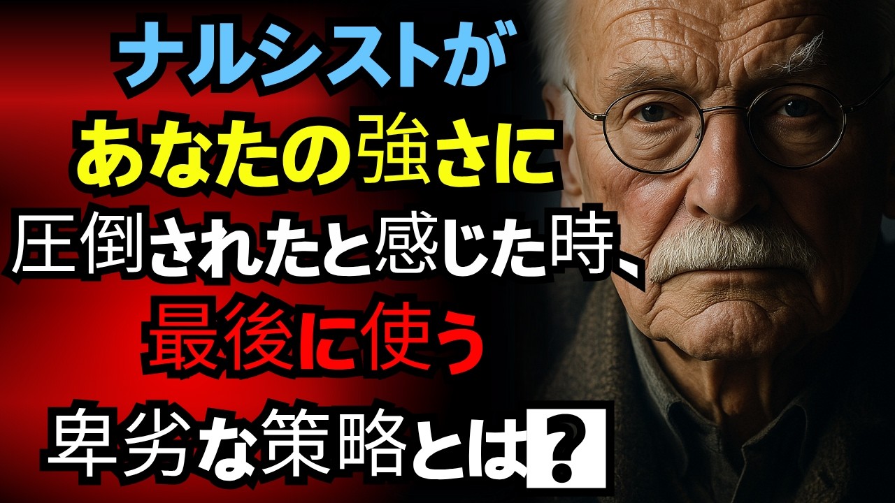 🎭ナルシストがあなたを強すぎると見なしたときに使う最後の卑劣な策略 | カール・ユング