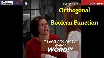 Misconception in Digital Logic | So Called "Orthogonal Boolean Function", Orthogonal Functions