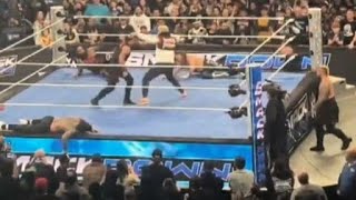 Cody Rhodes saves Sami Zayn & The Usos from Solo Sikoa & The MFTs after WWE SMACKDOWN went off air 