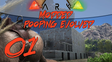 ARK Modded Pooping Evolved - Episode 1 - Fishing Shack Evolved