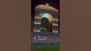 Gate of Vssut #engineering #vlog #vssut #memories #night