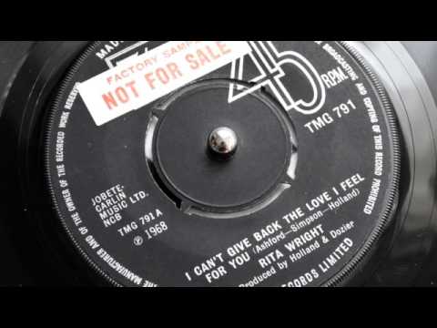 Rita Wright - I Can't Give Back The Love I Feel