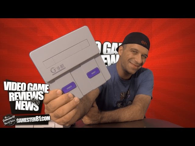 New 16 Bit Entertainment System Review - Gamester81 - YouTube