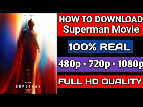 Superman Movie Download Kaise Karen | Superman Movie Download Link | Superman Movie Download
