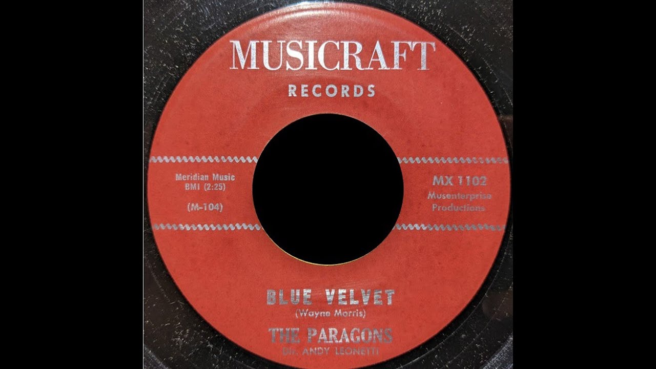 The Paragons - Blue Velvet 1960 - YouTube