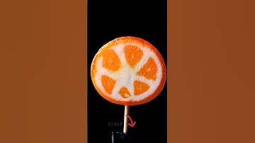 lollipop 🧡 Burning || #shorts #asmr #macro