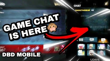 GAME CHAT IS HERE😱 DBD MOBILE NEW HELL RAISER UPDATE