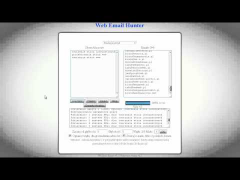 Web Email Hunter - program do zbieranie emaili