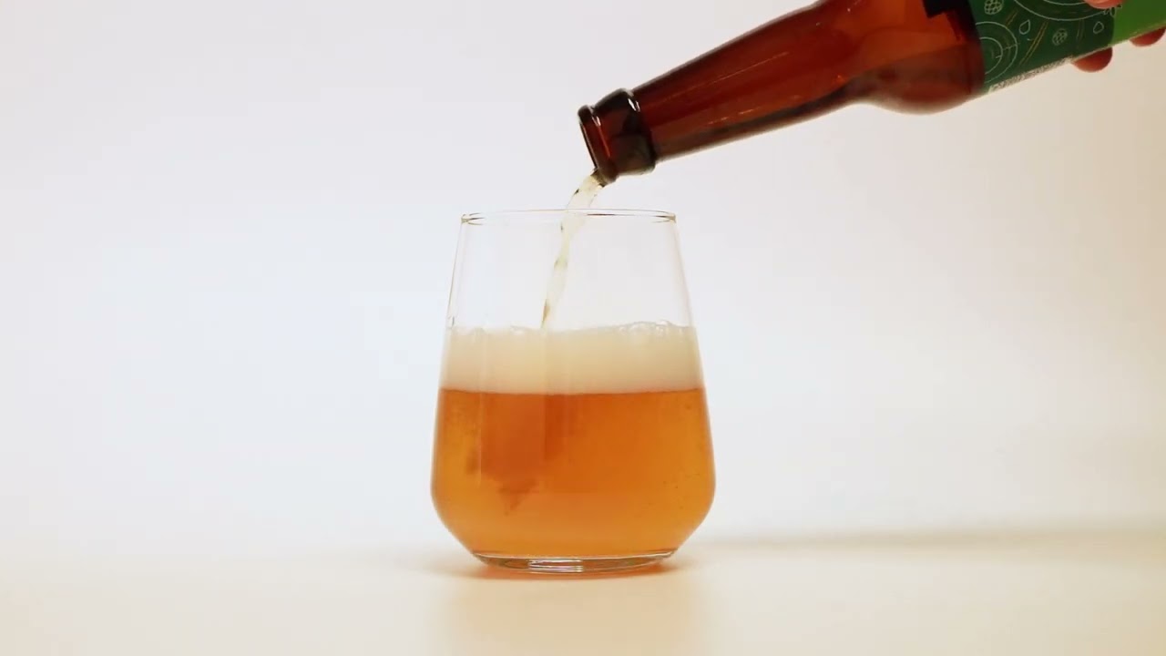 Nirvana Brewery - alcohol free Hoppy Pale Ale 0.5% ABV - craft AF beer - made in East London