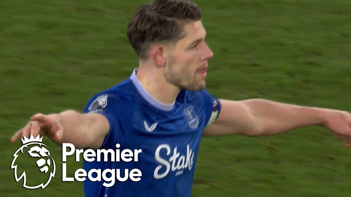 MUST SEE: Goodison Park ERUPTS with Tarkowski's equalizer v. Liverpool | Premier League | NBC Sports