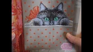 Вышивка крестом. СП " Кошка, которая Не гуляет сама по себе" Подготовка. Вышивка крестом. СП " Кошка, которая Не гуляет сама по себе" Подготовка.