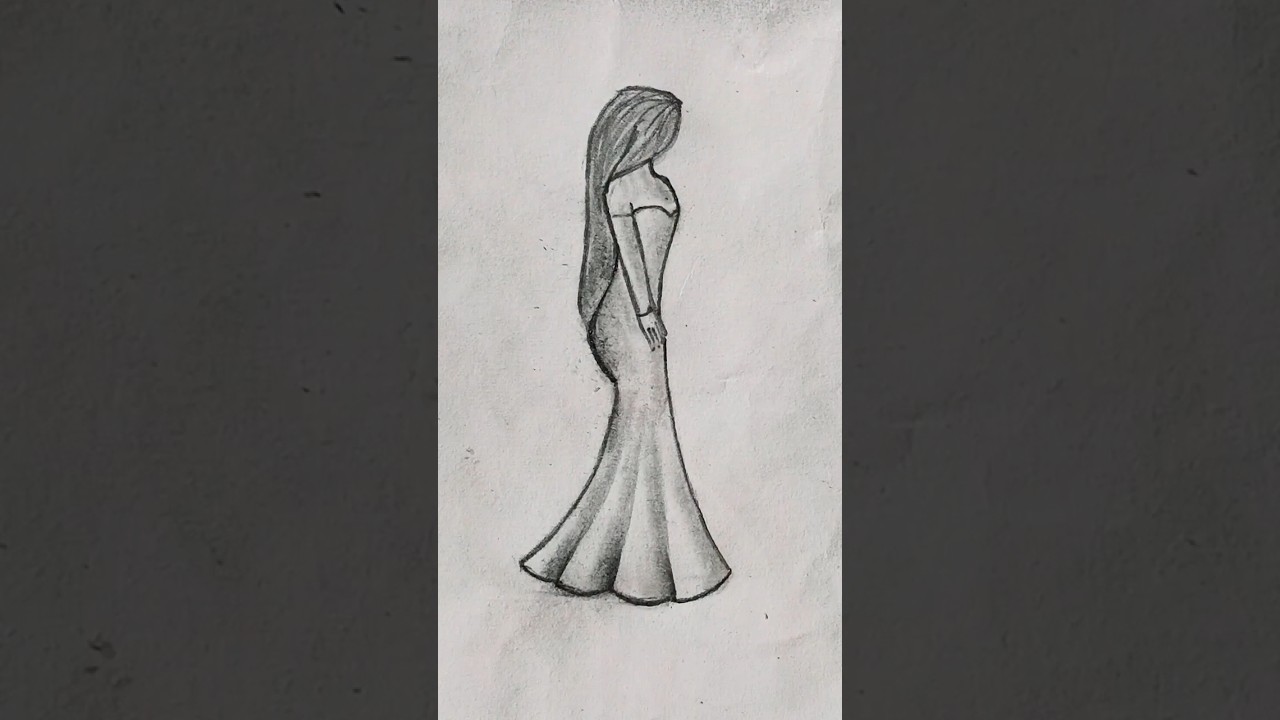 pari ka chitra kaise banaye !! pari drawing !! - YouTube