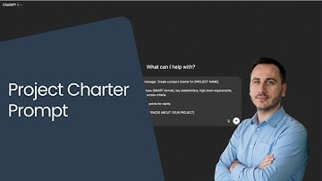 How to create a Project Charter using ChatGPT