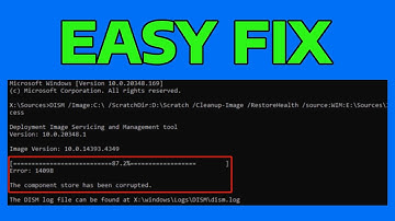 How To Fix DISM Error 14098, the Component Store Has Been Corrupted in Windows