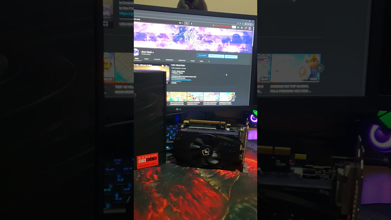 UMA DAS MELHORES PLACAS DE VÍDEO PARA JOGOS E MUITO MAIS! MANCER RADEON RX560 DA PICHAU!