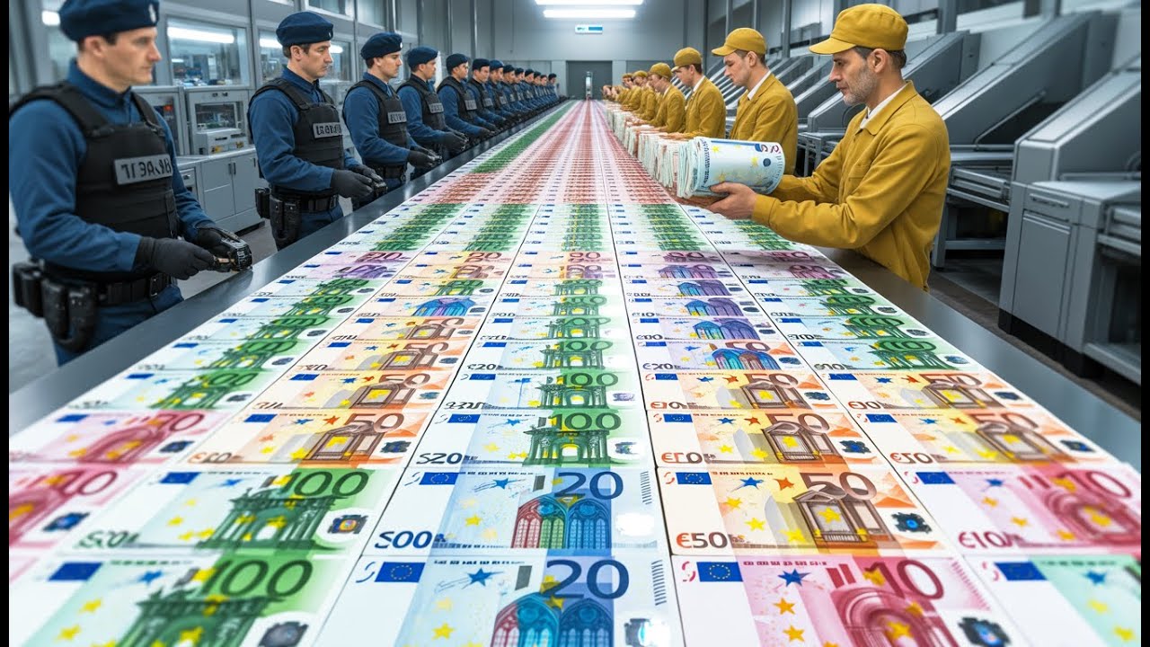 How Europe Prints Trillions of Euros Inside a Secret Factory🔥