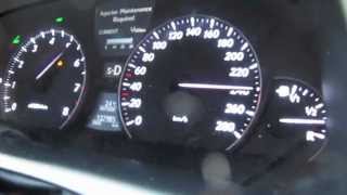 Lexus LS460L acceleration 0-260km/h