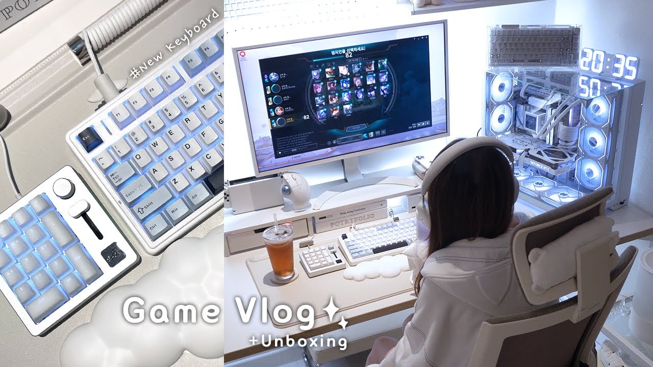 Game Vlog🎮| My Gaming Days, распаковка новой клавиатуры | GMMK numpad, AULA F75
