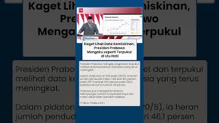 Kaget Lihat Data Kemiskinan, Presiden Prabowo Mengaku seperti Terpukul di Ulu Hati