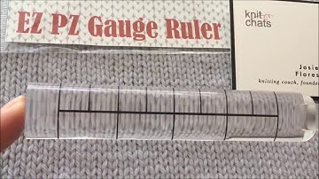 KnitChats - EZ PZ Gauge Ruler Review