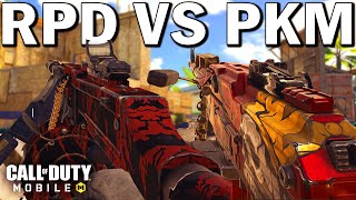 RPD vs PKM! - Which is the Best Spray and Pray LMG!? | Call of Duty: Mobile!