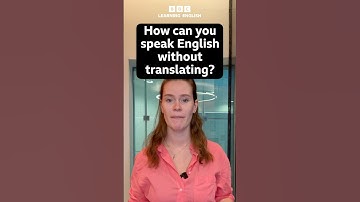 How to stop translating when you speak English