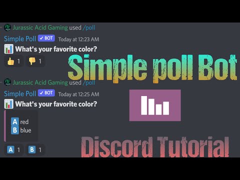 Discord Simple Poll bot How to download the and set up the easiest Poll  bot
