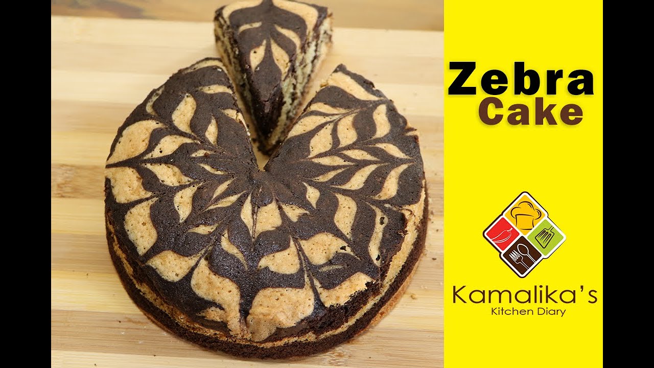 Zebra Cake Recipe | How to make Zebra Cake | Delicious Zebra Cake Recipe