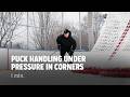 Puck Handling Under Pressure In Corners