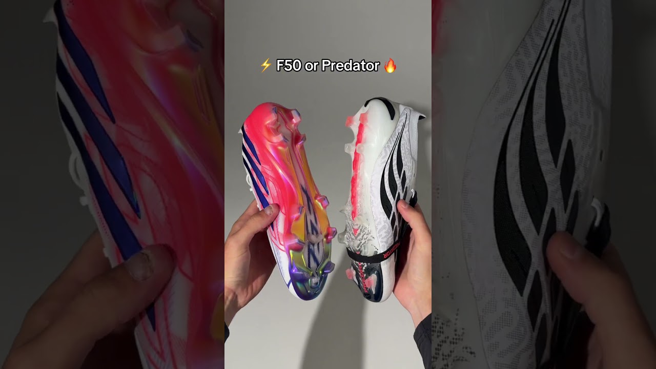 F50 or PREDATOR? ⚡️🔥 #shorts #f50 #predator #adidas