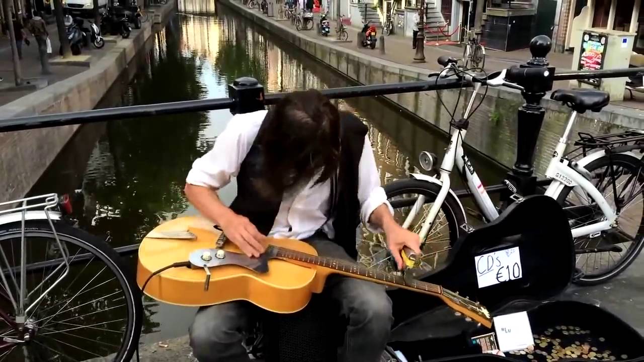 Amazing Blues Slide Guitar Street Musician YouTube