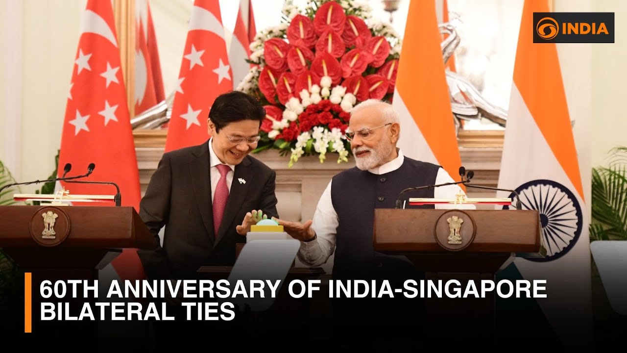 60th anniversary of India-Singapore bilateral ties & more latest news | DD India News Hour