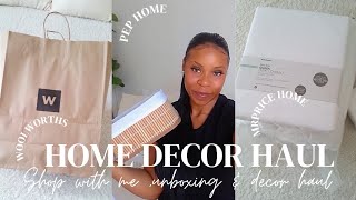 HOME DECOR HAUL | Pep Home, Woolworths, Mr price Home | SOUTH AFRICAN YOUTUBER #homedecor