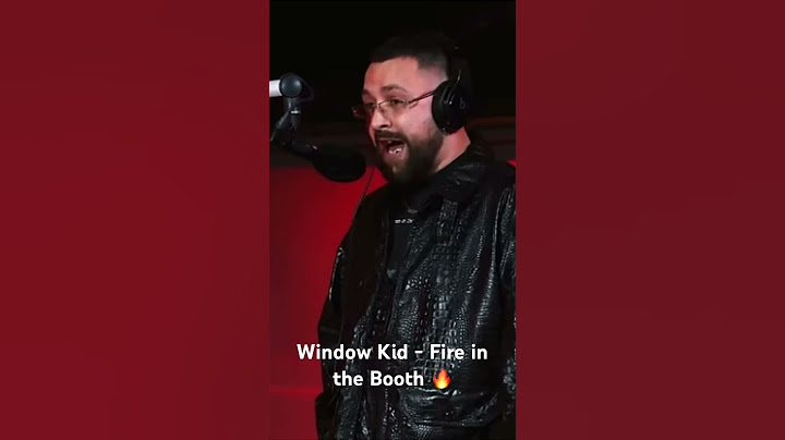 Window Kid - Fire in the Booth #fireinthebooth #charliesloth #ukgrimemusic