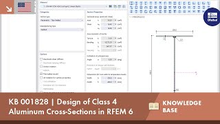 KB 001828 | Design of Class 4 Aluminum Cross-Sections in RFEM 6