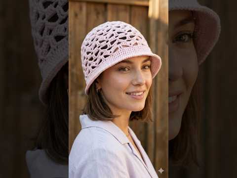 Elegant Crochet Hat with Brim | Step-by-Step Tutorial