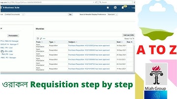 Requisition Step by step