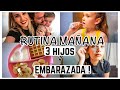RUTINA de MAÑANA ☀️ MAMÁ de 3 NIÑOS y EMBARAZADA 🤰100% REAL/ Morning Routine 2021